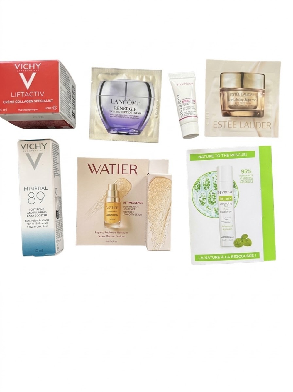 NEW Luxury Skincare Sample Lot | Vichy, Lancôme, Estee Lauder, Watier & More